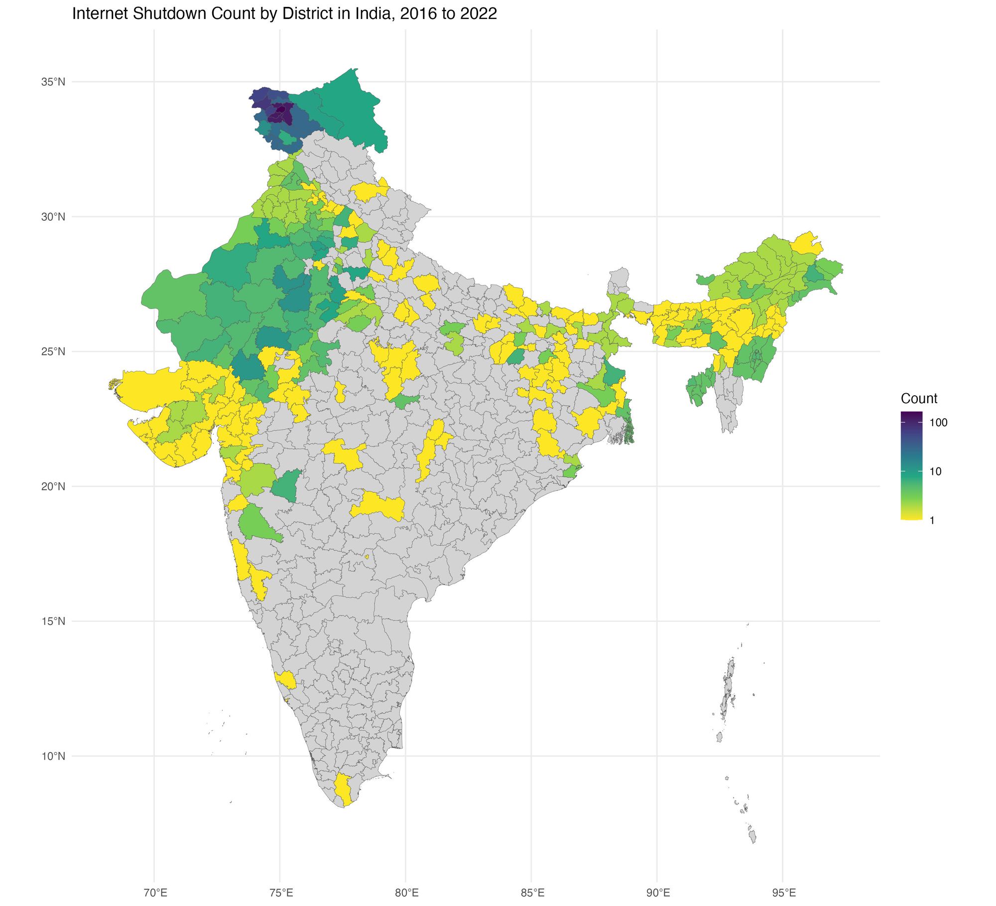 New Data: Internet Shutdowns in India